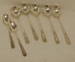 7 Friendship - Modality Tudor Community Plate Silverplate Gumbo Soup Spoon,  Tsp