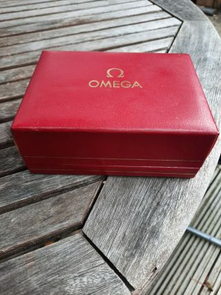 Watch Box RARE Vintage 1970 ' s men ' s Omega Geneve/Seamaster watch BIG 2