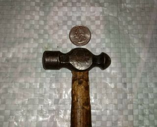 Very Rare Blackhawk Small Flat Face Ball Peen Hammer Tool Vintage Antique Anvil