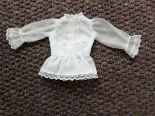 1981 Sindy Doll Fine And Fancy Blouse 44083