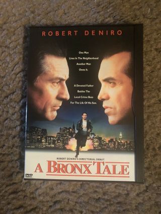 A Bronx Tale (dvd,  1998) Rare,  Oop Robert Deniro,  Chazz Palminteri Like