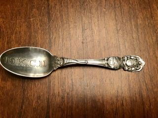 Antique Sterling Silver Souvenir Spoon 1911 Kansas City Mo Missouri