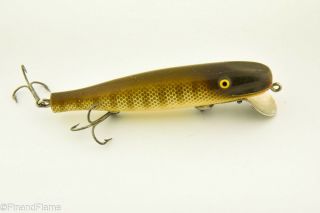 Vintage Paw Paw Fluted Pikie Minnow Antique Fishing Lure Jj14