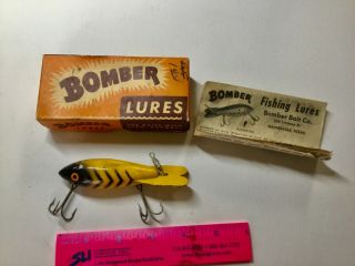 Wood Bomber 620,  Yellow/ Black Ribs With Papers.