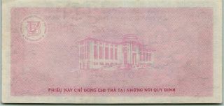 RARE Vietnam 1000 Dong 1987 Foreign Exchange FEC FX6 aUNC Banknote - n832 2