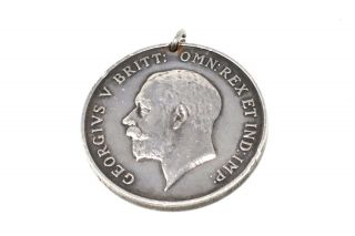 Antique WW1 British War Medal Named To PTE SEMMENS EAST SURREY REGIMENT 27011 2