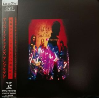 Alice In Chains - Unplugged Japan Laserdisc Srlm 1521 Rare Ex