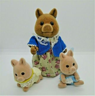 Sylvanian Families Vintage Truffle Wild Boar Mother And Babies