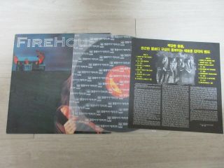 Firehouse - Firehouse Korea Orig Vinyl Lp 1991 W/insert Rare
