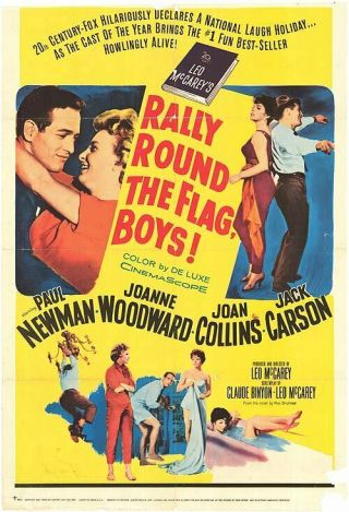 Rare 16mm Feature: Rally Round The Flag Boys (paul Newman / Joanne Woodward)