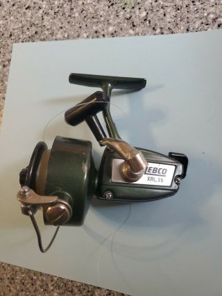 Vintage Zebco Xrl35 Spinning Fishing Reel Japan Spinning Antique Anglers No Rod