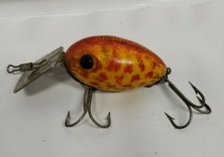 Vintage Arbogast Arbo - Gaster Fishing Lure With Rare Pattern