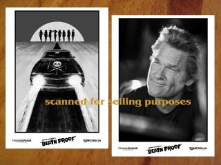 Death Proof Rare Press Photo Set 30 B&w Stills Quentin Tarantino Kurt Russell