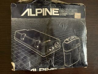 Rare Old School Alpine 8200 Two Way Paging System Pager