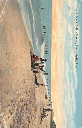 Pass - A - Grille Florida Gulf Of Mexico Antique Postcard Dd10207