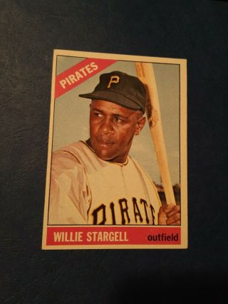 1966 Topps Willie Stargell Pittsburgh Pirates 255 Baseball Card (ex, )