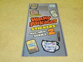 2005 Topps Wacky Packages Stickers Series 2 Promo Sell Sheet - Rare