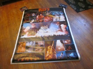 Kiss Army Vintage Jumbo Poster 42”x 58” 1976 Aucoin Boutwell Rare