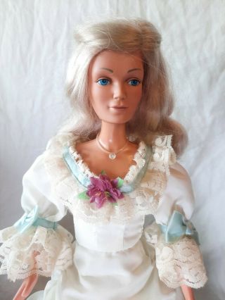 Vtg 18 " Mego Corp Doll " Candi " Clothes,  Shoes,  Jewelry W/ Stand1978
