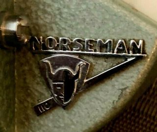 Vintage Norseman 110 Antique Closed Face Spinning Fishing Reel
