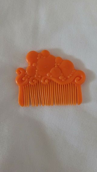 Vintage Sea Wees Orange Bubbles Comb Cute