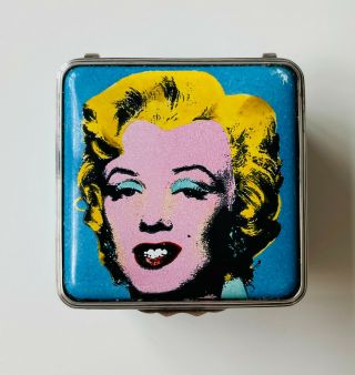 Andy Warhol’s Marilyn Monroe Trinket Box By Halcyon Days Enamels Rare