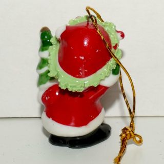 Christmas Ornament Porcelain SANTA LEGO Feather Tree Vintage JAPAN USA SELLER 3