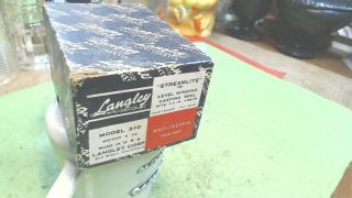 Vintage - - Langley Streamlite Model 310 Bait Casting Fishing Reel - - Box And More