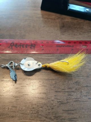 Vintage Al Foss Shimmy No.  5 Weedless Buzzbait Metal Fishing Lures