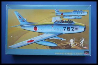 Rare North American F - 86 F - 40 Sabre J.  A.  S.  D.  F.  1:32 Hasegawa Model Kit