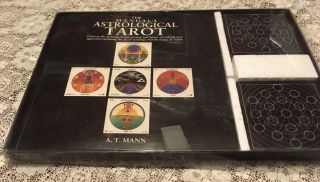 Vintage Rare The Mandala Astrological Tarot Cards & Book Set By A.  T.  Mann 1987