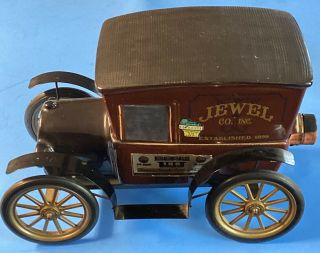 Jim Beam Antique Car Decanter Jewell Co Inc Delivery Truck Good Shape