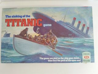 The Sinking Of The Titanic Board Game 1976 Ideal 2003 - 2 Rare Complete Vintage