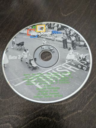 Ultra Rare: Microsoft Windows Me Codename Millennium Beta 3 Cd