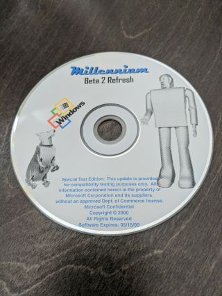 Ultra Rare: Microsoft Windows Me Codename Millennium Beta 2 Refresh