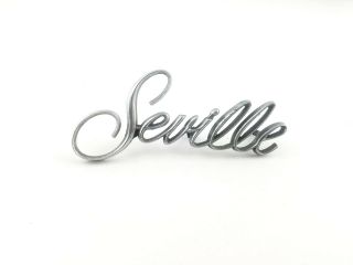 1976 - 1981 Cadillac Seville Fender Emblem Badge Symbol Logo Vintage Oem (1980)