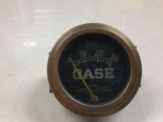 Vintage Case Brass Oil Pressure Gauge