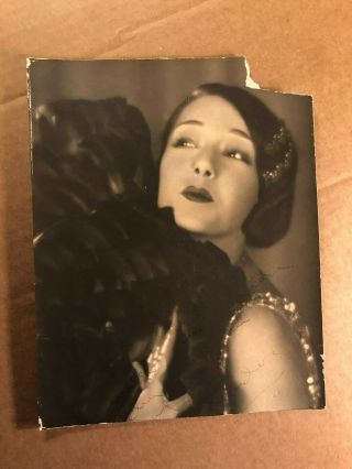 Lupe Velez Gorgeous Very Rare Early Vintage Autographed 8/10 Photo 20s