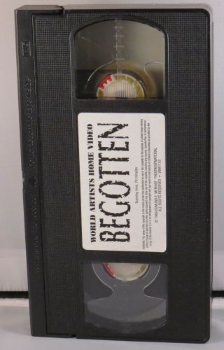 BEGOTTEN – VHS OOP – RARE World Artists - 1991 – Horror Cult ELIAS MERHIGE 3
