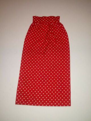 Vintage Barbie Red White Polka Dot Skirt Best Buy 3203 Skirt Only