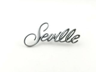 1976 - 1981 Cadillac Seville Fender Emblem Badge Symbol Logo Vintage Oem (1979)