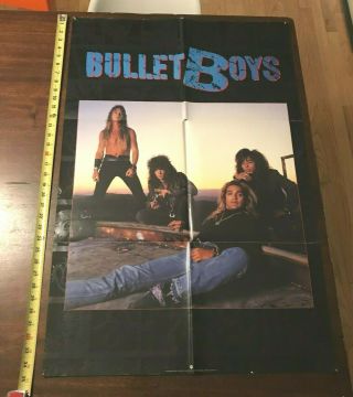 Bullet Boys " Self Titled " - Promotional Poster - Official Rare Glam Metal