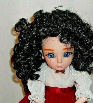 Old Store Stock Doll Wig Black Curly Size 12 6420