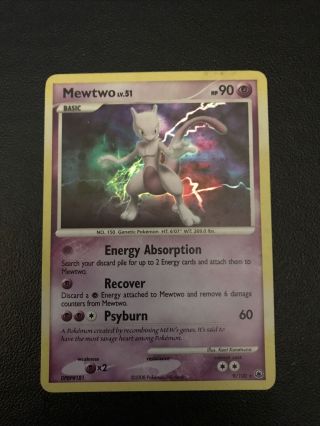 Mewtwo Majestic Dawn 9/100 Holo Rare Pokemon Card Rare Htf Nm - M