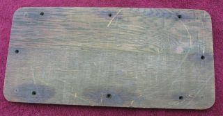 Antique Edison Home Cylinder Phonograph Bottom Case Board Stock Part Yy