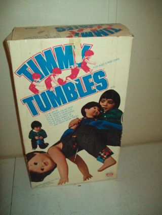 Vintage 1977 Timmy Tumble Doll Complete With Instructions In The Box