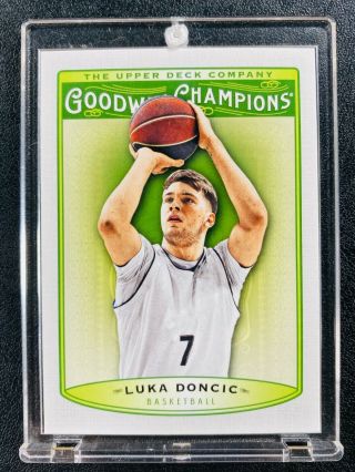 Luka Doncic Rookie Card Rc 2018 - 2019 Upper Deck Goodein Champions Rare 30