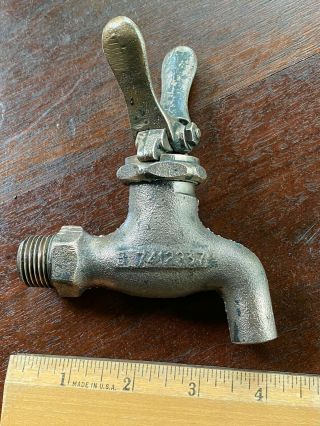 SOLID BRASS SPIGOT - military style,  rare,  vintage 2