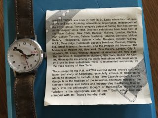 Ernest Trova Falling Man Wrist Watch - Rare - Pace Edition 1974 3