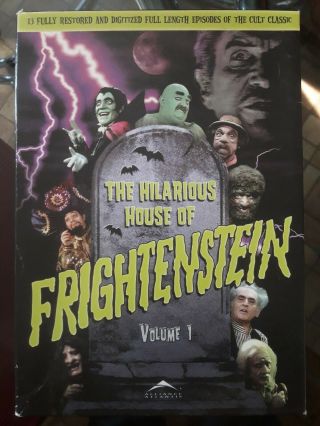 The Hilarious House Of Frightenstein Vol.  1 Dvd Rare